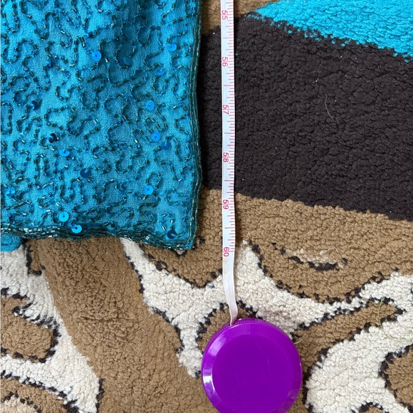 Scala Turquoise Beaded Dress - Picture 16 of 16